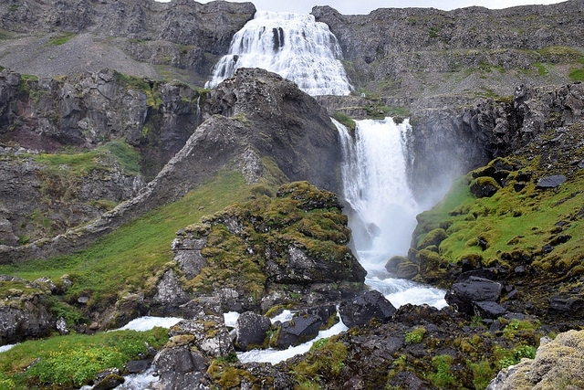 Islandia, Fiordy Zachodnie, Dynjandi