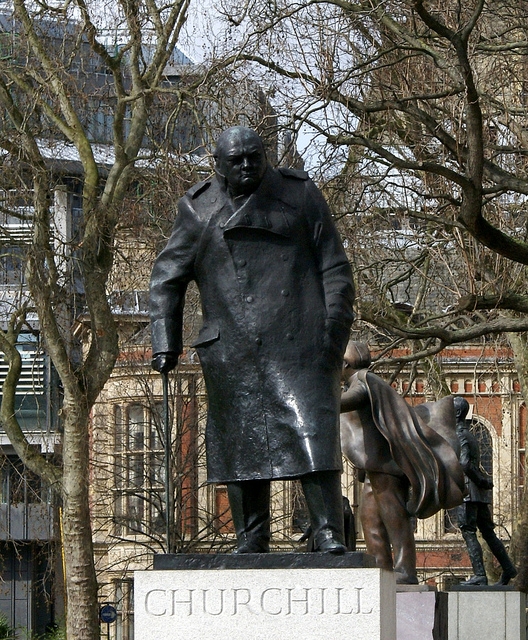 Londyn Pomnik Churchilla