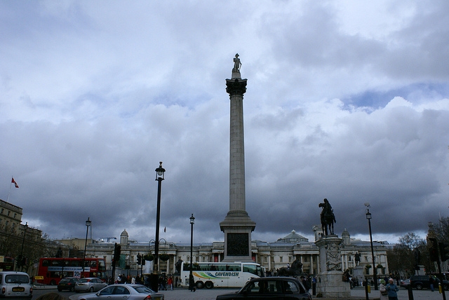 Londyn Trafalgar Square Kolumna Nelsona