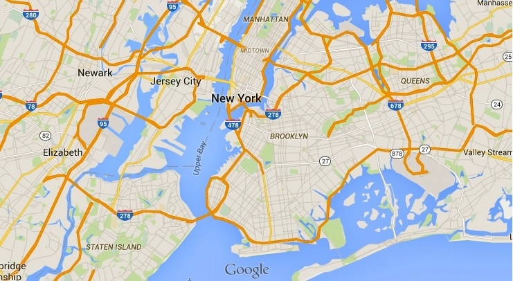 NYC mapa