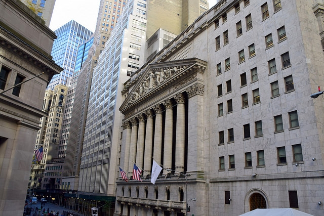 Nowy Jork Manhattan Wall Street NYSE