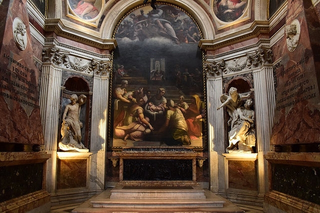 Kaplica Chigich, Bazylika Santa Maria del Popolo, Piazza del Popolo, Rzym, Włochy