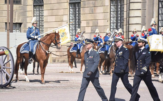 Król Karol XVI Gustaw Sztokholm Szwecja