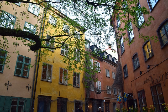 Stare Miasto Gamla Stan Sztokholm Szwecja